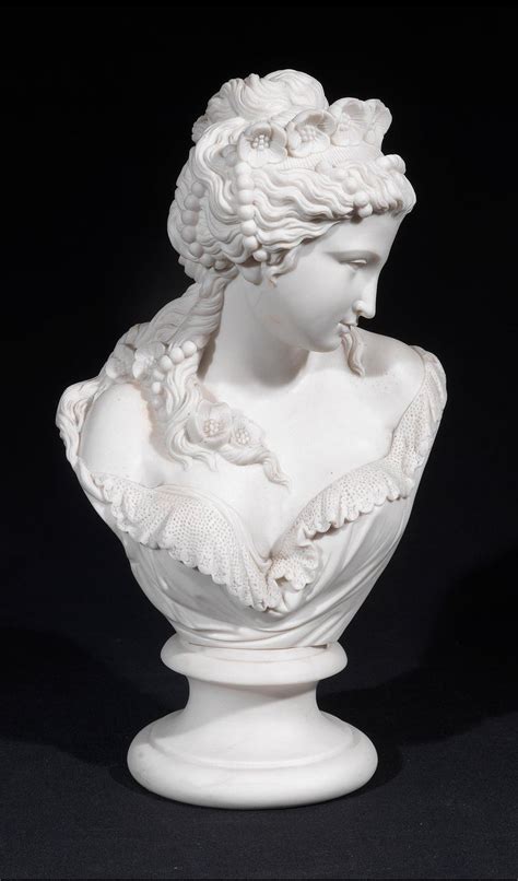 Copeland Parian Ware Bust Of Flora Circa 1870 For Sale At 1stdibs