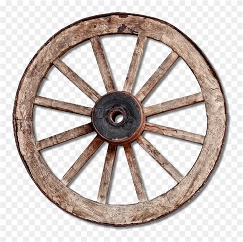 Old Wagon Wheel Old Cart Wheels Png Clipart 854373 Pikpng