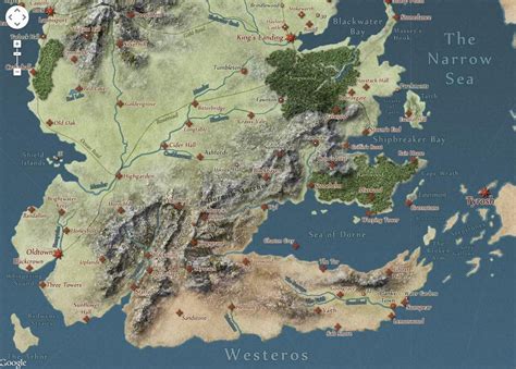 Fist of the first men. Google Maps meets 'Game of Thrones' in interactive Westeros map - CNET