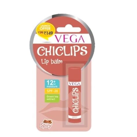 Brown Vega Vlb Spicy Chiclips Lip Balm At Rs Packet In Noida