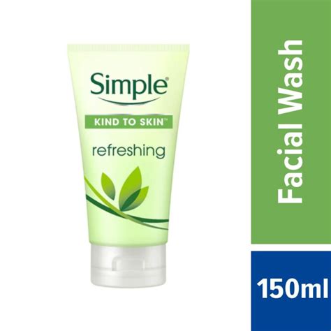 Simple Refreshing Facial Wash Gel 150ml Lazada