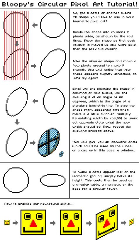 Pixel circle / oval generator (minecraft) :. Circular Pixel Art Tutorial by PlanetBloopy on DeviantArt