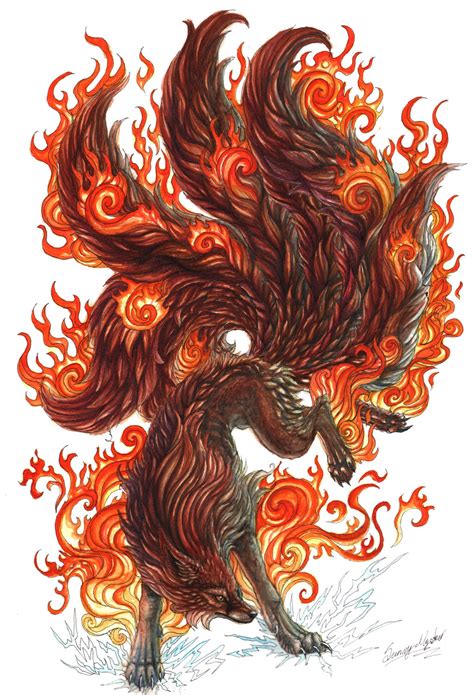 Kitsune By Sunima On Deviantart Kistune Is The Name Of The Fox Spirit