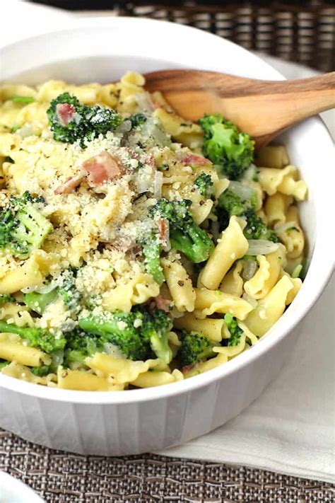 Broccoli Pasta With Bacon SueBee Homemaker