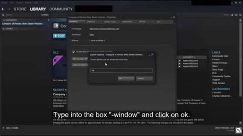 How To Open Steam Games Windowed Youtube