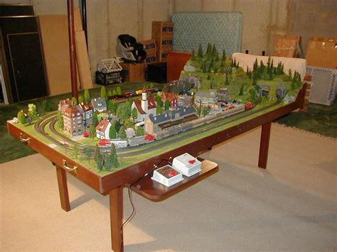 4x8 Marklin Ho Scale Layout Model Train Image 1 Model Trains Model