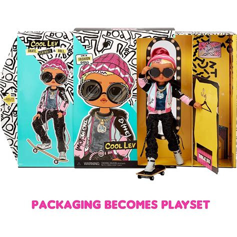 Lol Surprise Omg Guys Fashion Doll Cool Lev With 20 Surprises Poseable
