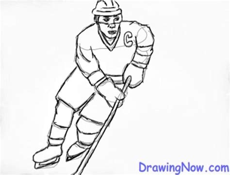 How To Draw A Hockey Player Video Dailymotion