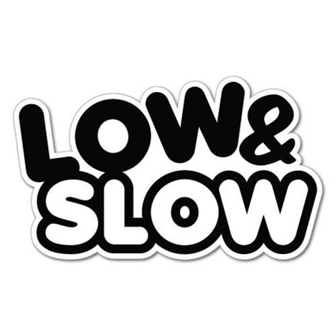 Low And Slow Jdm Sticker Decal Japan Domestic Market Cars Drift Etsy