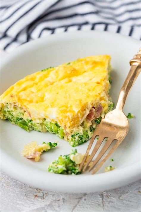 Low Carb Ham And Cheese Crustless Quiche Easy Peasy Meals