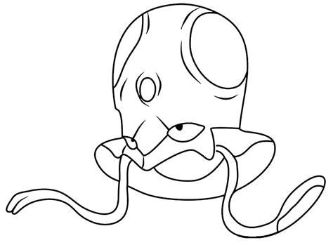 Desenhos De Tentacool Pokemon Para Colorir E Imprimir Colorironline