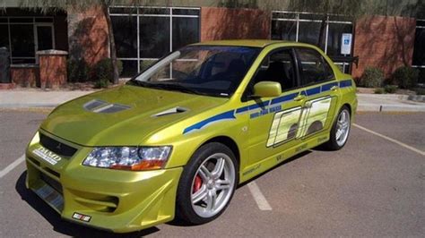 Now that i'm a father, i can't live my life a quarter mile at a time anymore.. Paul Walker's Mitsubishi Evo from 2 Fast 2 Furious ...