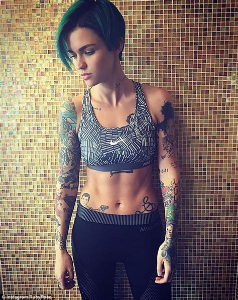 Ruby Rose Shows Off Her Tattoos In Provocative New