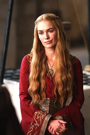 It's not easy to flip a switch to completely embody queen cersei, one of the most vile, calculating villains on television. Game Of Thrones Season 2 Production Still: Cersei - Lena ...