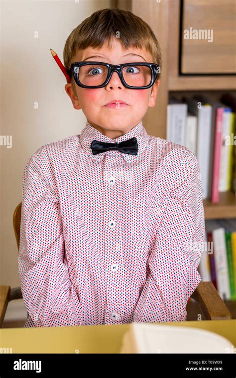 Geeky Child Hi Res Stock Photography And Images Alamy