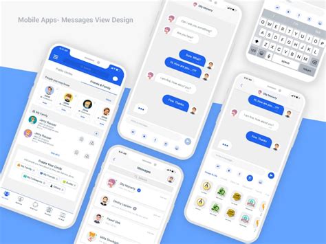 Chat App Template Ios Design Uplabs