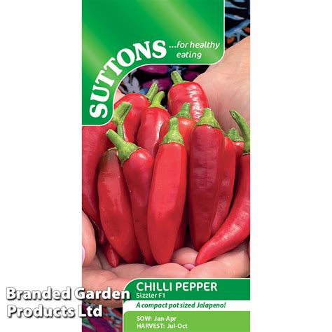 Chilli Pepper Sizzler F1 Seeds • Plantshopper