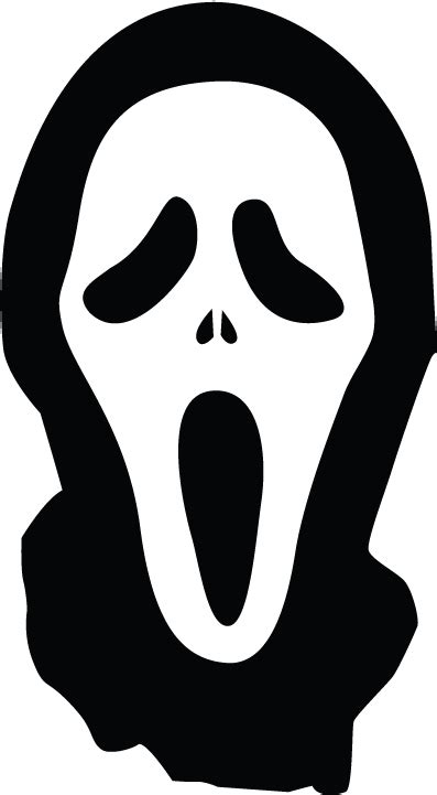 Download Ghostface Decal Sticker Jason Voorhees Freddy Krueger - Scream png image