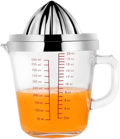 Lemon Juicer 304 Stainless Steel Dual Use Juice Measuring Cup