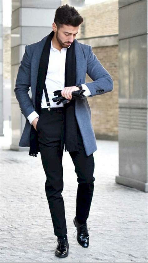 Gorgeous 42 Stylish Formal Winter Outfits For Men