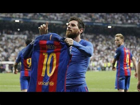 Barcelona VS Real Madrid live crowd reaction to Lionel ...