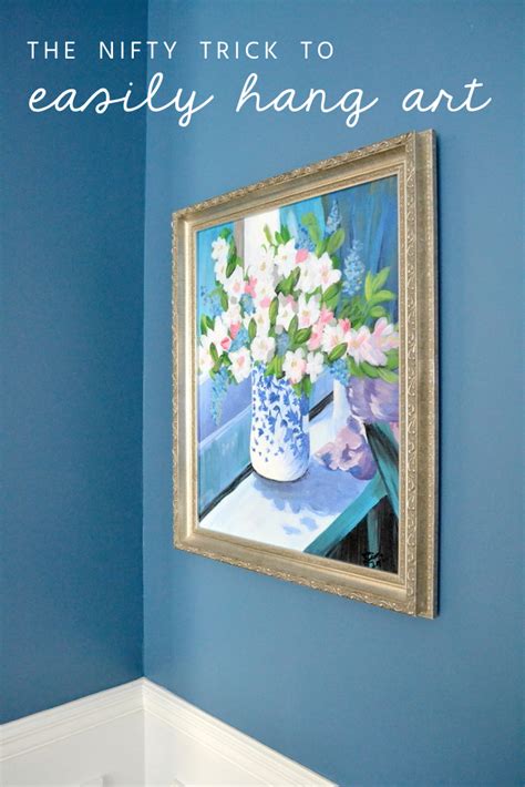 An Easy Way To Hang Art On The Wall