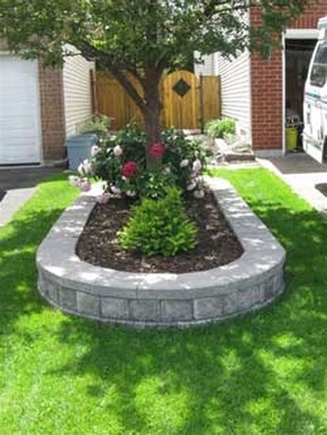 Beautiful Raised Flower Bed Stone Border 47 With Images Raised