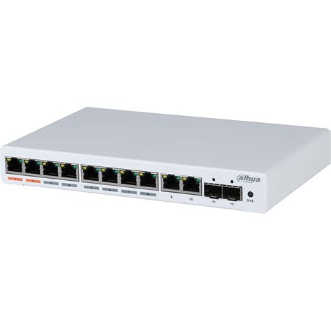 8 Port Managed Poe Gigabit Ethernet Switch Dahua Technology Usa Inc