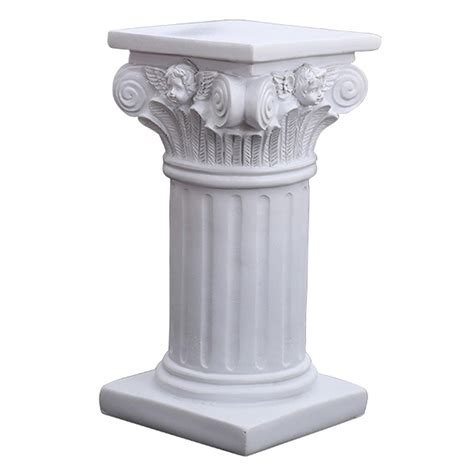 Buy Roman Pillar Greek Column Resin Statue Figurine Base Resin Statue
