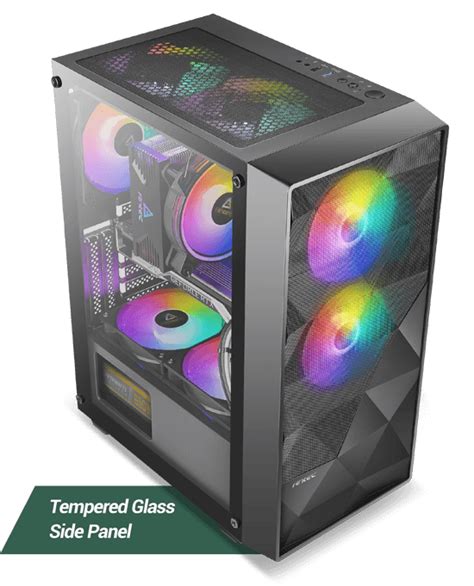 Nx270 Is The Best Budget Gaming Case Atx Tower With Mesh Front Argb