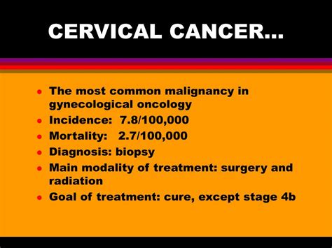 Ppt Cervical Cancer Powerpoint Presentation Free Download Id