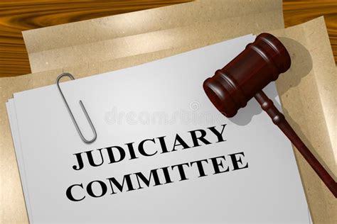 Judiciary Committee Concept Stock Illustration Illustration Of Case