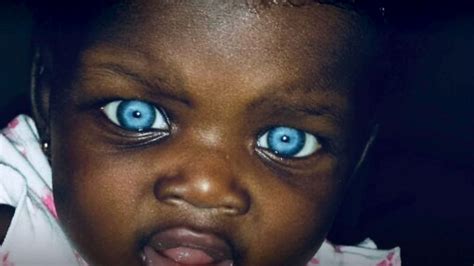 Blue Eyed Pikin Dem Turn Photo Models Against Claims Dem Be Cursed