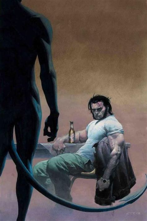Wolverine And Nightcrawler Cover For Wolverine 6 By Greg Rucka “and