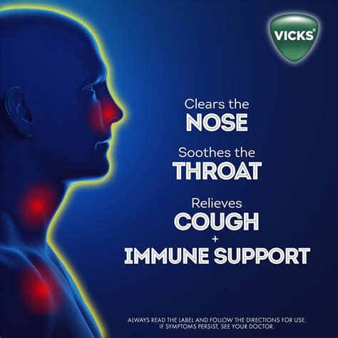 Vicks Vapodrop And Cough Sore Throat Lozenges Immune Orange 36 Pack