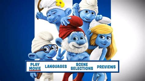 The Smurfs 2 2013 Dvd Menus