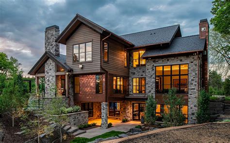 Astounding Mountain Inspired Home With Modern Rustic Details In Midwest Modern Rustic Homes