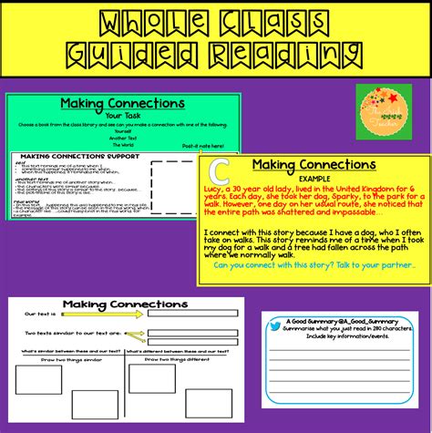 Mash Class Level Guided Reading Making Connections