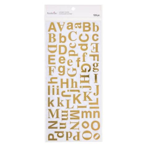 Gold Foil Alphabet Stickers By Recollections™ Michaels