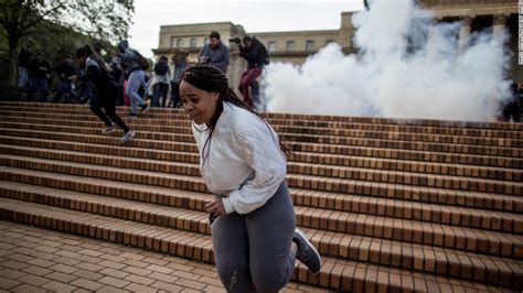 Violence Erupts At South Africa Student Protest