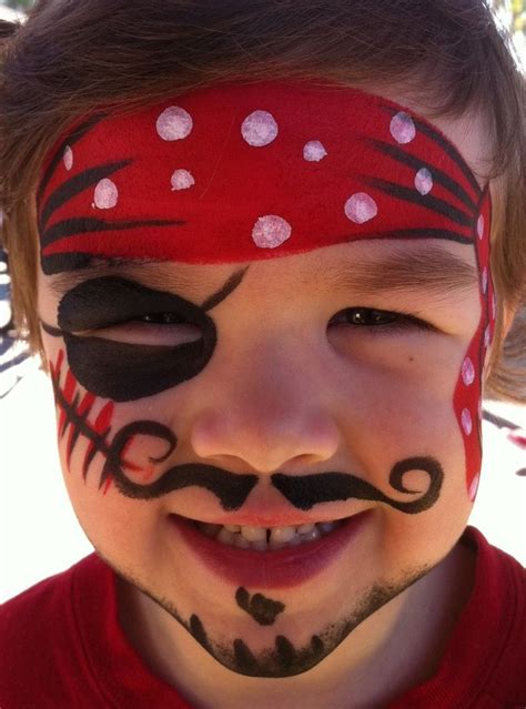 Face Painting And Body Art Pirate Maquillage Enfant Maquillage Pirate