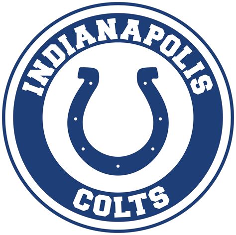 Indianapolis Colts Circle Logo Vinyl Decal Sticker 10 Sizes