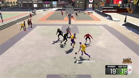 Nba 2k20 Park Game Winning Assist Once Again Youtube