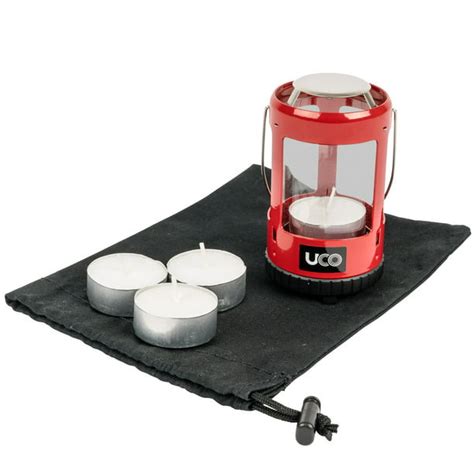 Uco Mini Ultra Light Candle Lantern Kit Red