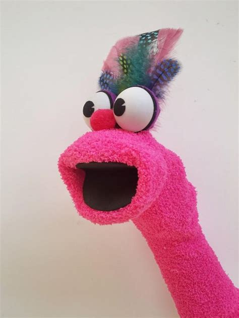 Sock Puppet Hand Puppet With Moving Mouth Fun And Education Etsy Sock