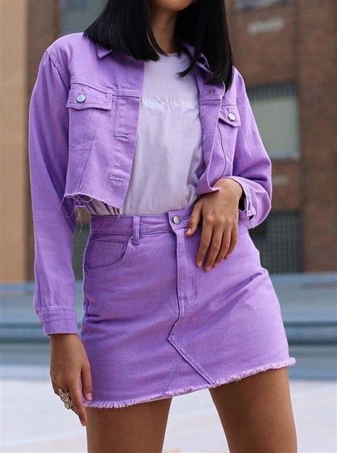 Pin By Esa 🦋 On Ryucool Fashion Purple Fashion Purple Outfits