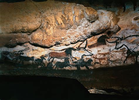 The Cave Art Paintings Of The Lascaux Cave