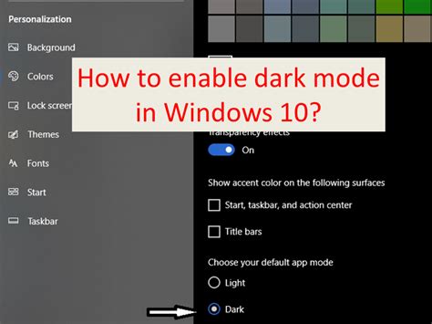 How To Enable Windows 10 Dark Mode Here S A Detailed Tutorial Gambaran