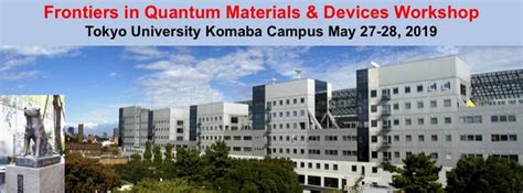 We did not find results for: FQMD 2018 Frontiers in Quantum Materials and Devices - CIQM