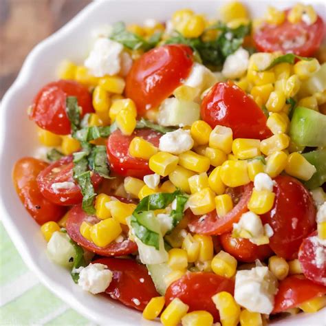 Easy Fresh Summer Corn Salad Saba Kitchen